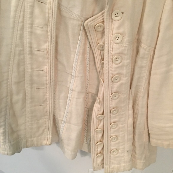 ANTHROPOLOGIE Cidra Button Cotton Jacket 2 - Picture 3 of 7